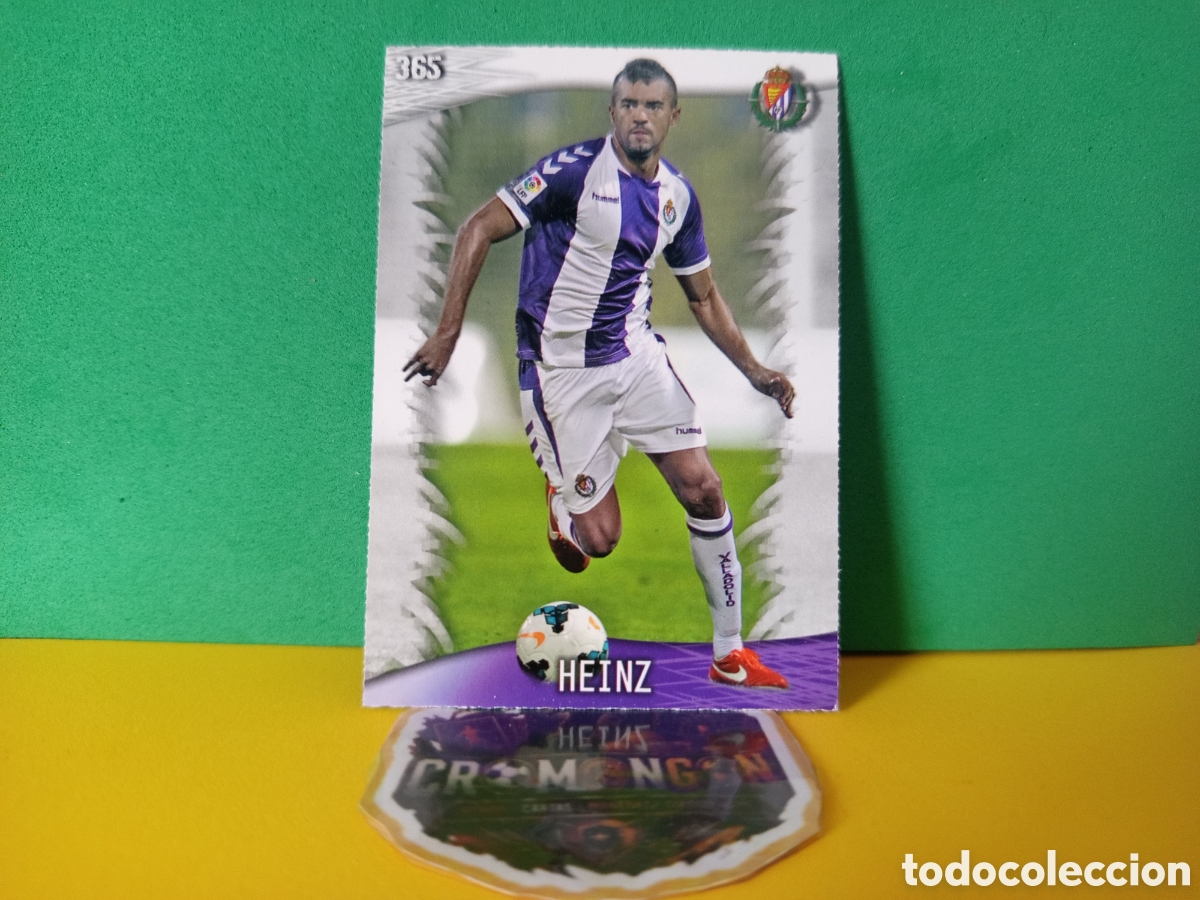 Figurine di Calcio: ❇️ CROMO ⚽ CARD HEINZ VALLADOLID 365 FICHAS LIGA QUIZ GAME 2014 13 14 2013 2014 MUNDICROMO ❇️