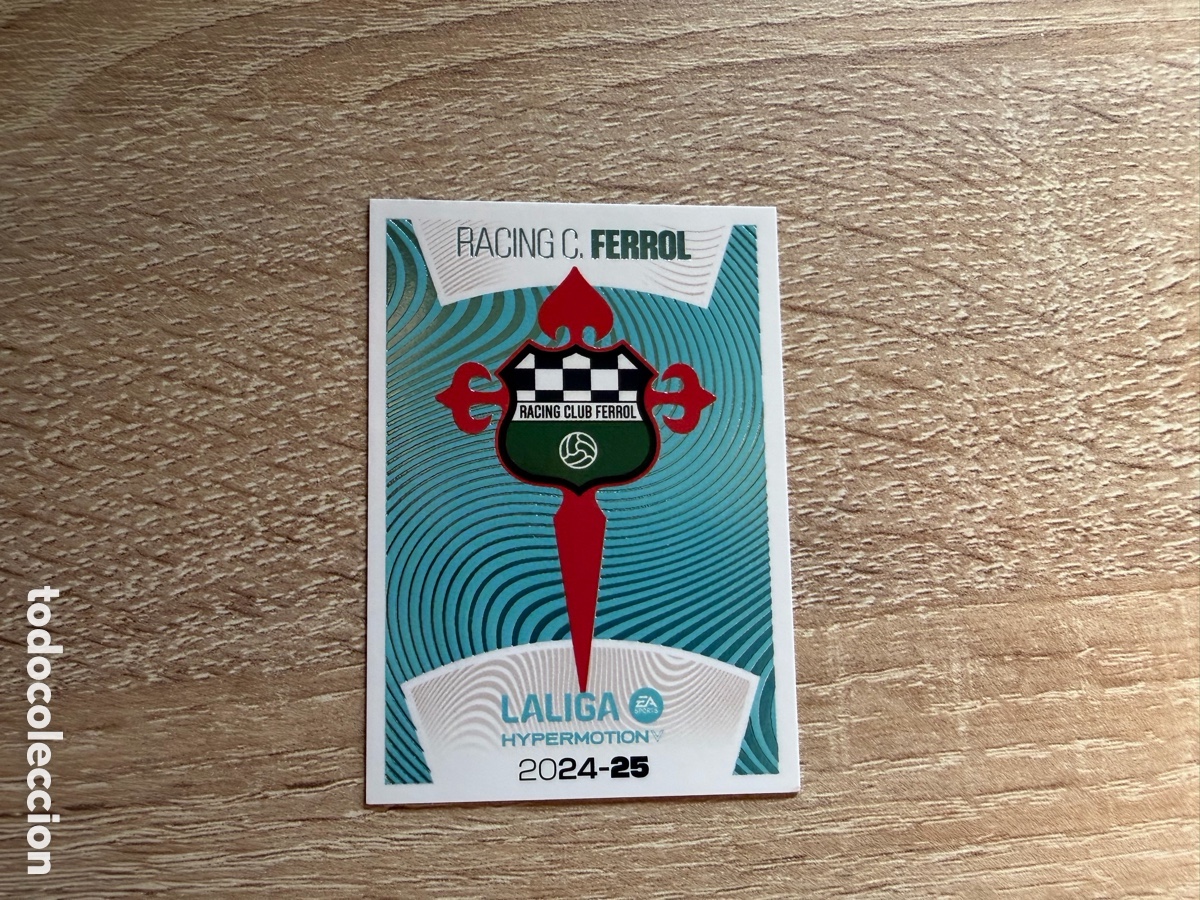 Cromos de Futebol: 12 ESCUDO RACING C. FERROL LALIGA HYPERMOTION COLECCI&Oacute;N LIGA ESTE EDICIONES ESTE 2024 2025 24 25