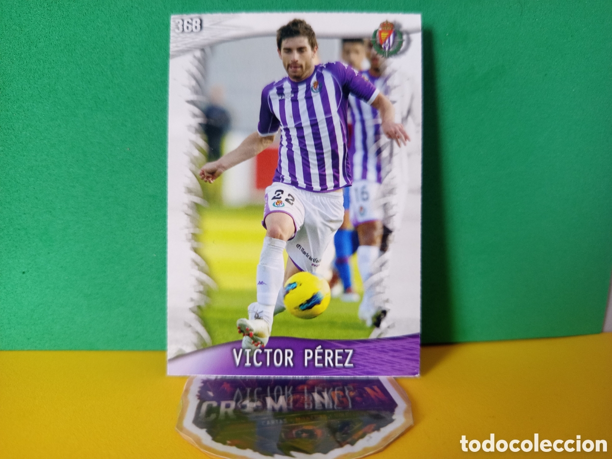 Cromos de Futebol: ❇️ CROMO ⚽ CARD V&Iacute;CTOR P&Eacute;REZ VALLADOLID 368 FICHAS LIGA QUIZ GAME 2014 13 14 2013 2014 MUNDICROMO ❇️