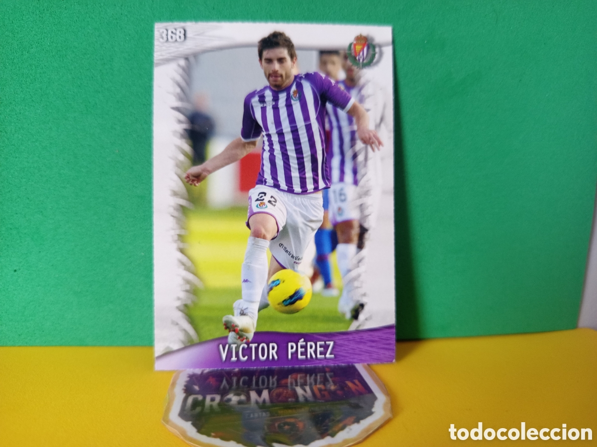 Cromos de Futebol: ❇️ CROMO ⚽ CARD V&Iacute;CTOR P&Eacute;REZ VALLADOLID 368 FICHAS LIGA QUIZ GAME 2014 13 14 2013 2014 MUNDICROMO ❇️