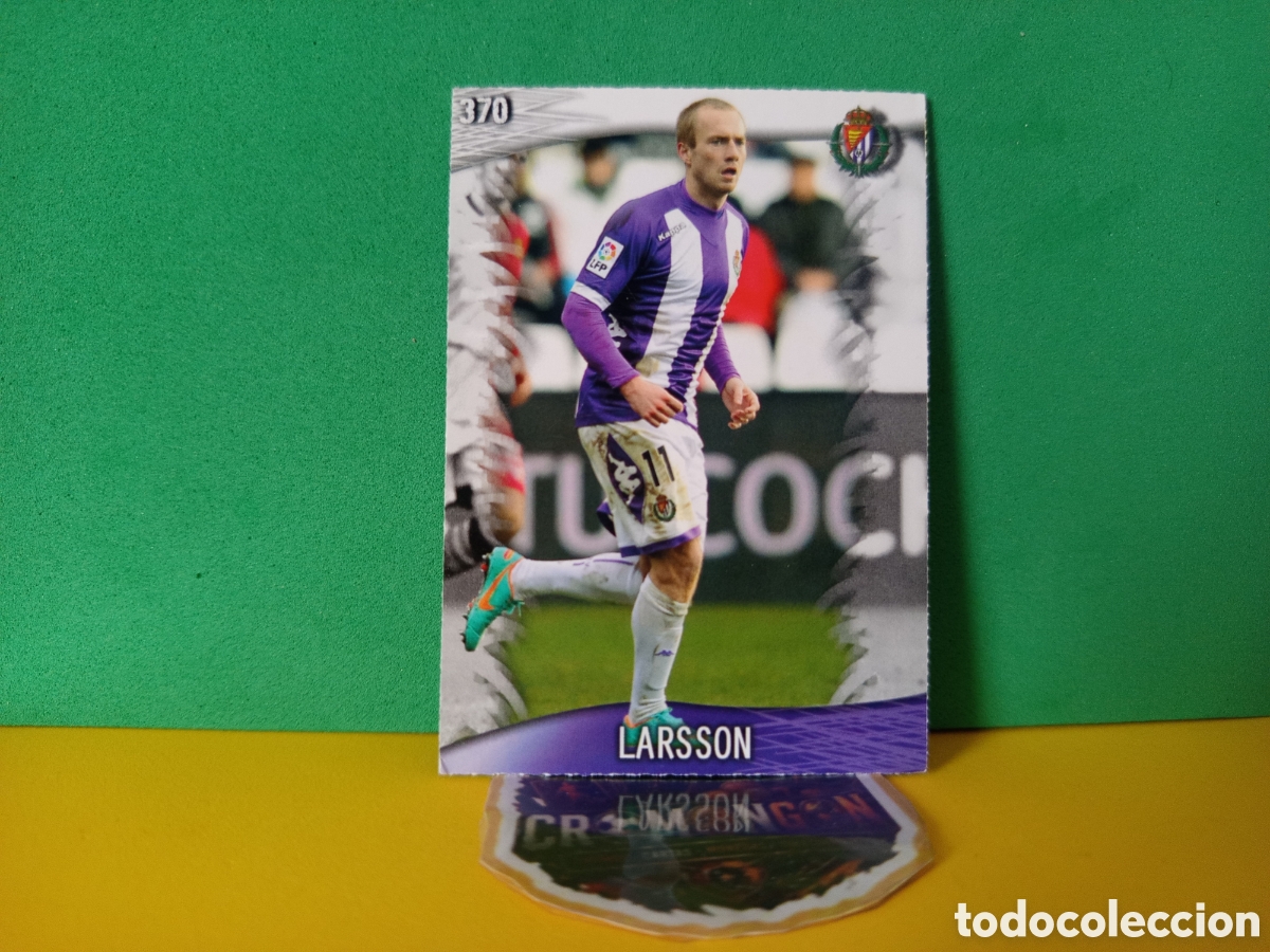 Cromos de f&uacute;tbol: ❇️ CROMO ⚽ CARD LARSSON VALLADOLID 370 FICHAS LIGA QUIZ GAME 2014 13 14 2013 2014 MUNDICROMO ❇️
