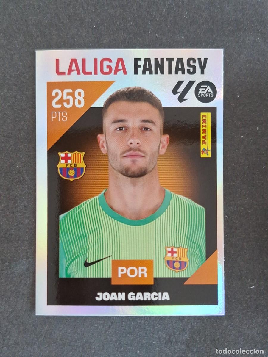 Cromos de f&uacute;tbol: L1 JOAN GARCIA F. C. BARCELONA LA LIGA FANTASY LIGA ESTE 2026 2027 26 27 NUNCA PEGADO