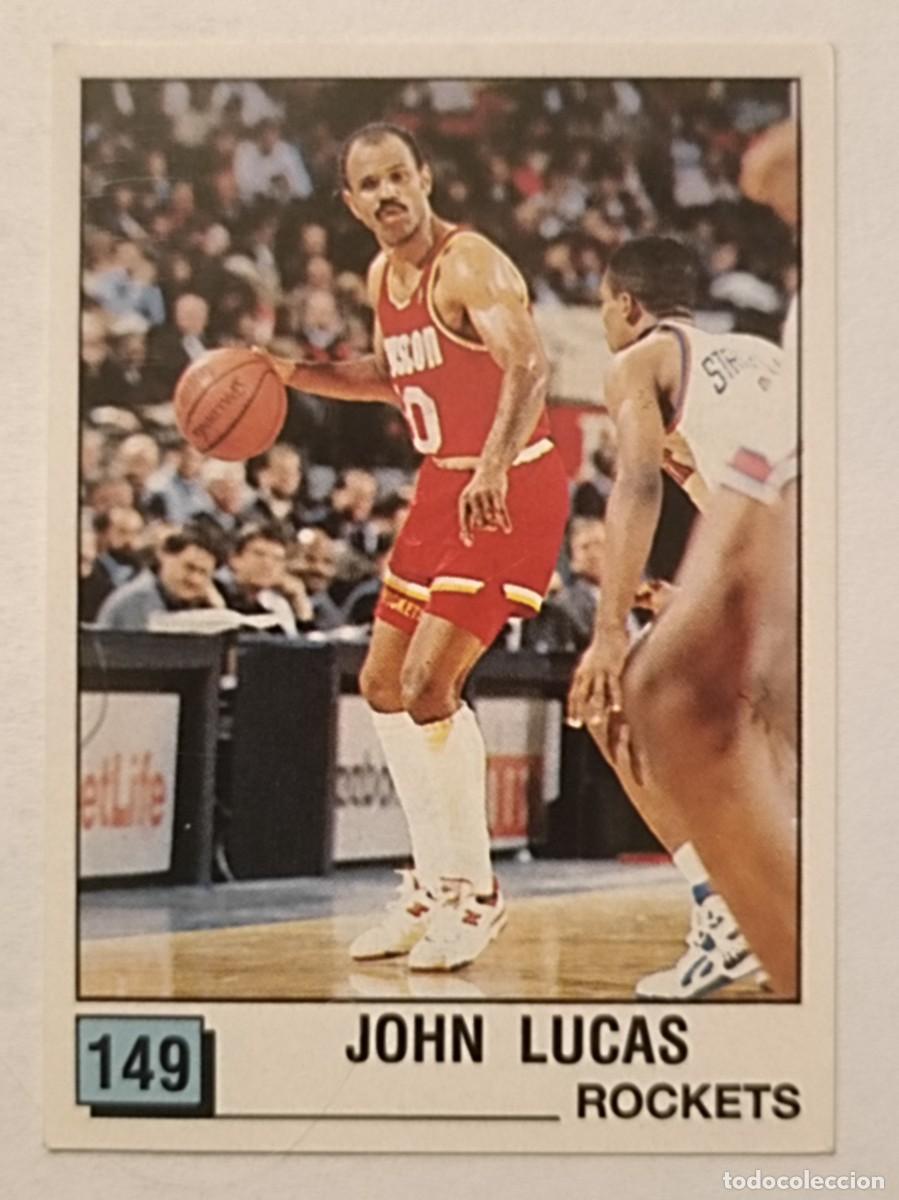 Cromos de f&uacute;tbol: #149 JOHN LUCAS (HOUSTON ROCKETS) BASKET NBA 90 PANINI