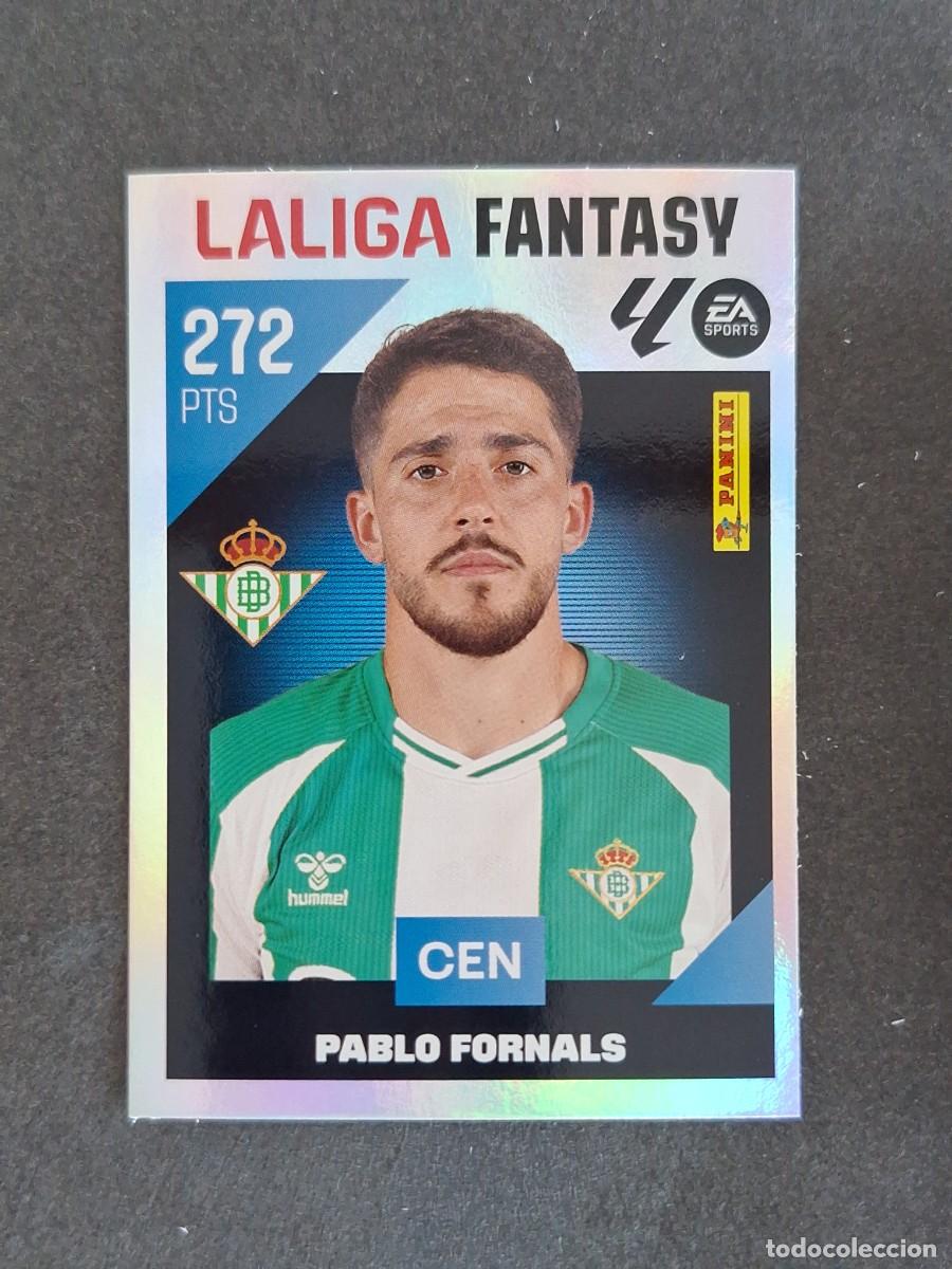 Cromos de f&uacute;tbol: L1 PABLO FORNALS REAL BETIS BALOMPIE LA LIGA FANTASY LIGA ESTE 2026 2027 26 27 NUNCA PEGADO