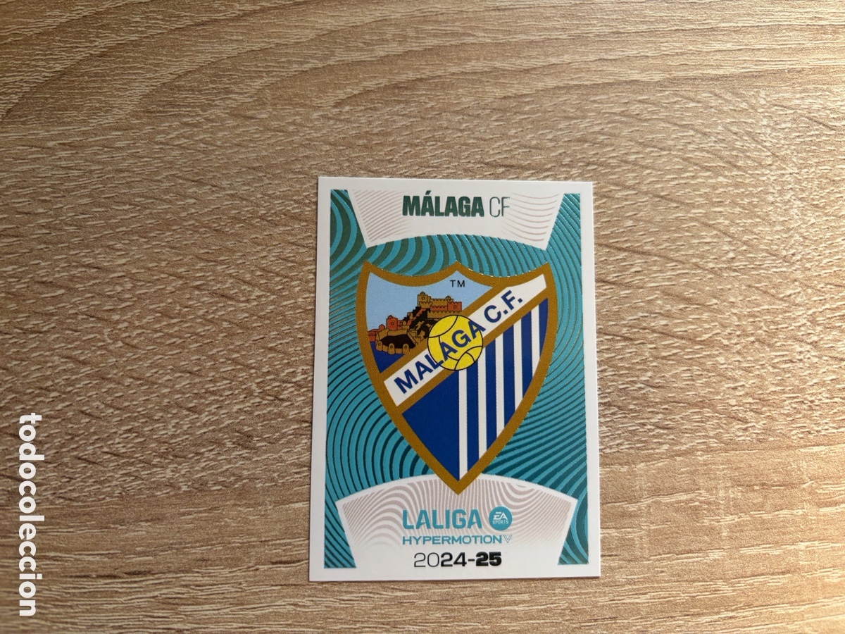 Cromos de f&uacute;tbol: 16 ESCUDO M&Aacute;LAGA CF LALIGA HYPERMOTION COLECCI&Oacute;N LIGA ESTE EDICIONES ESTE 2024 2025 24 25 PANINI