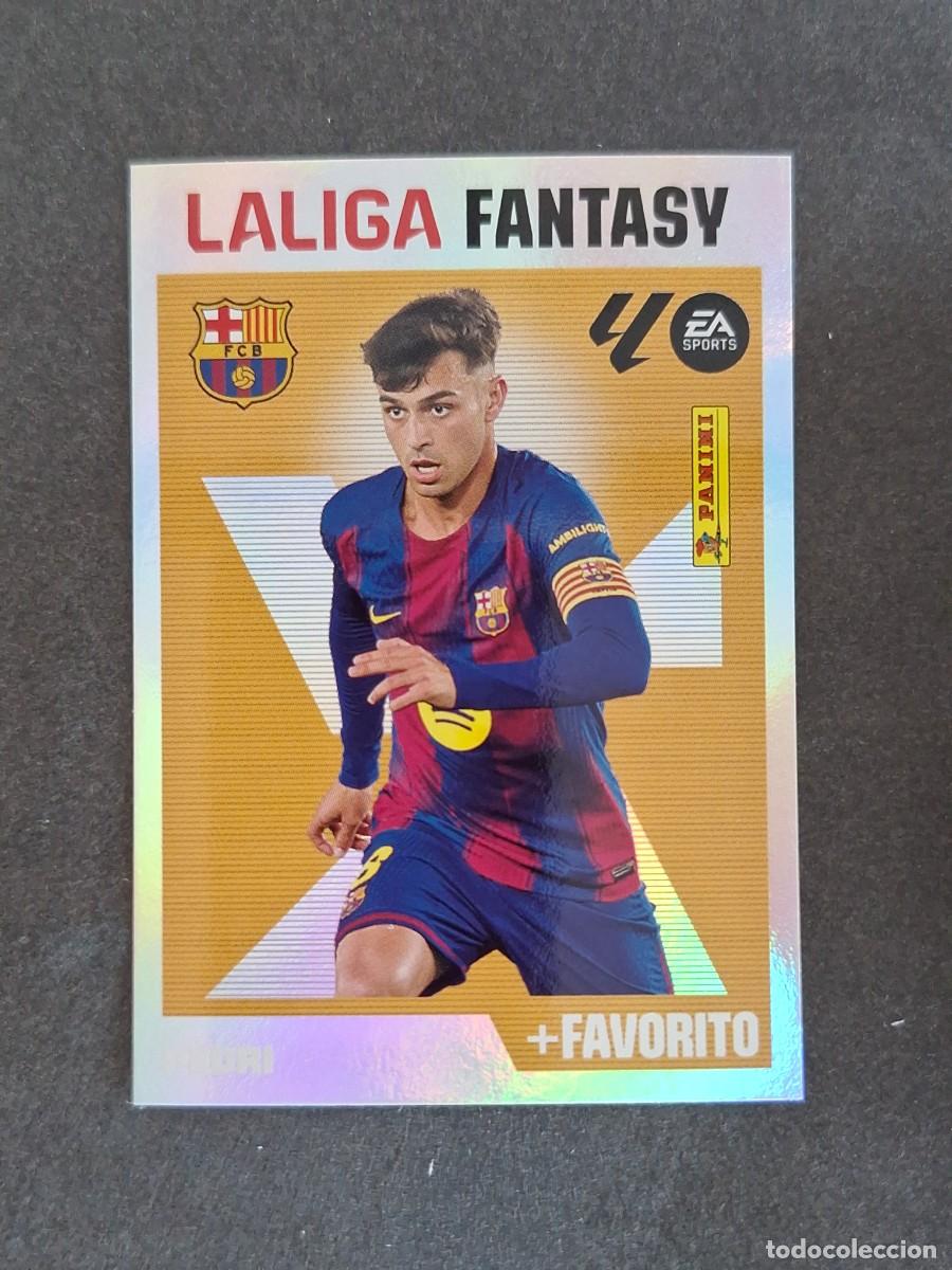 Cromos de f&uacute;tbol: L1 PEDRI F. C. BARCELONA LA LIGA FANTASY + FAVORITO LIGA ESTE 2026 2027 26 27 NUNCA PEGADO