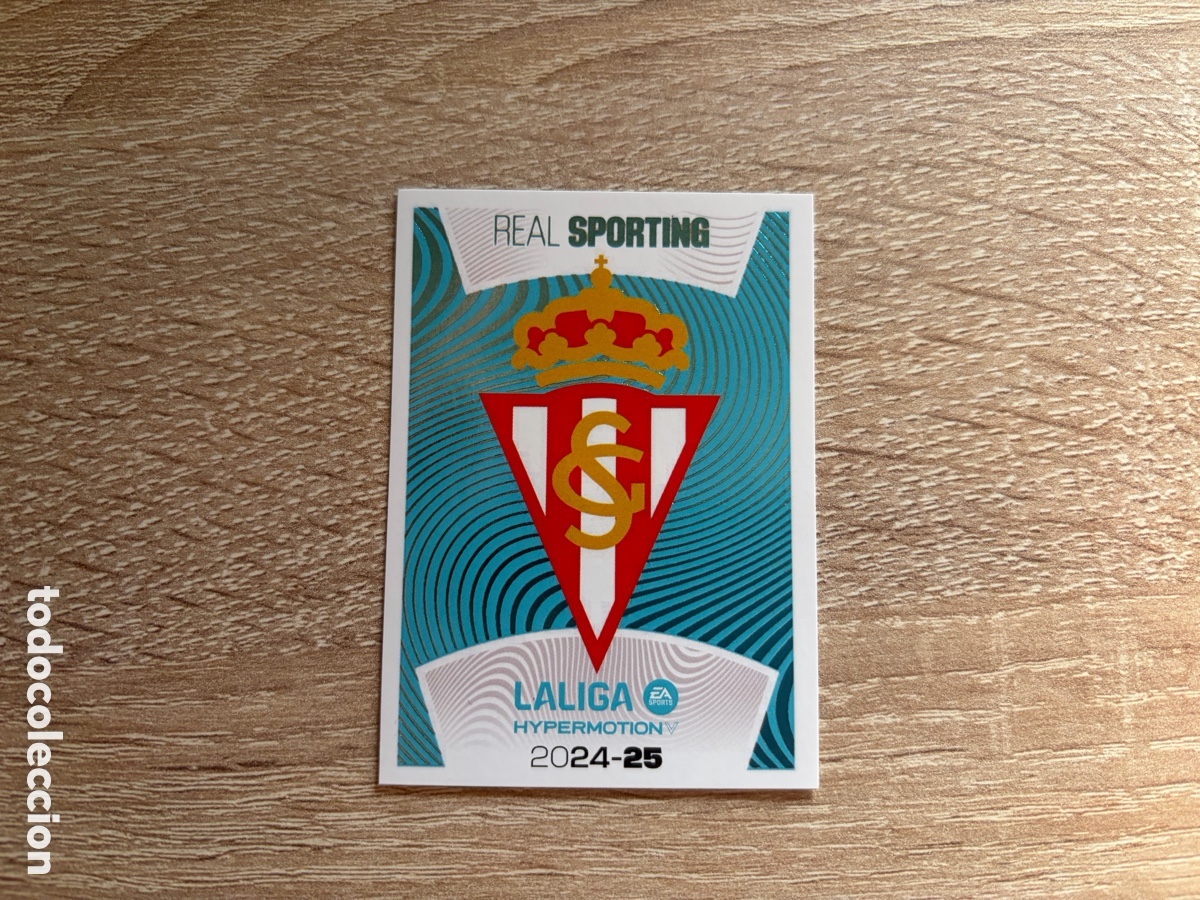 Cromos de f&uacute;tbol: 20 ESCUDO REAL SPORTING LALIGA HYPERMOTION COLECCI&Oacute;N LIGA ESTE EDICIONES ESTE 2024 2025 24 25 PANINI
