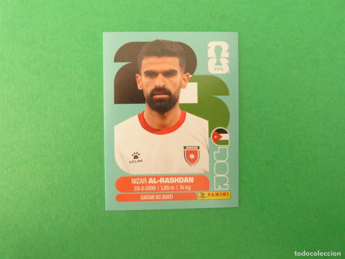 Cromos de f&uacute;tbol: CROMO FUTBOL AL-RASHDAN JORDANIA SIN PEGAR N&ordm; 10 JOR 10 MUNDIAL 2026 PANINI