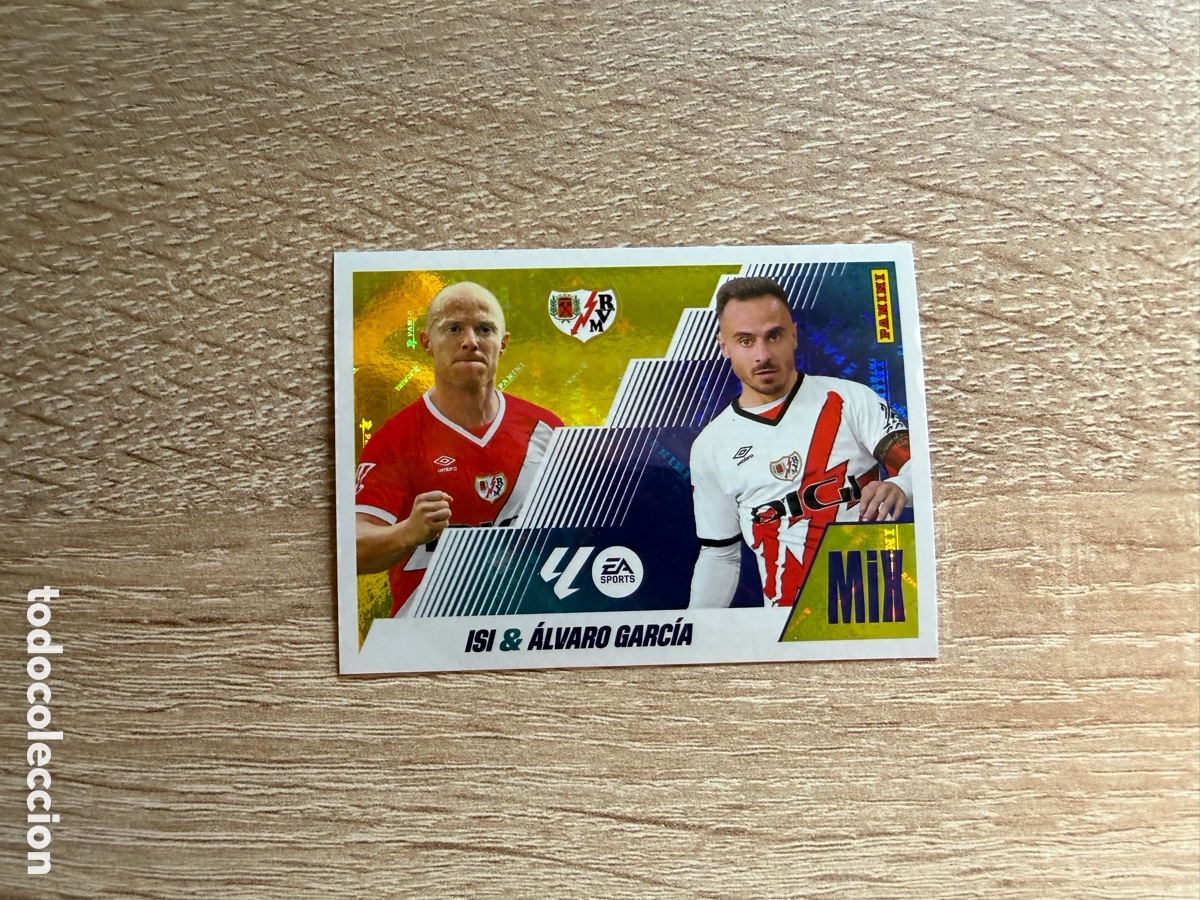Cromos de f&uacute;tbol: 12 ISI & &Aacute;LVARO GARC&Iacute;A MIX RAYO VALLECANO COLECCI&Oacute;N LIGA ESTE EDICIONES ESTE 2025 2026 25 26 PANINI