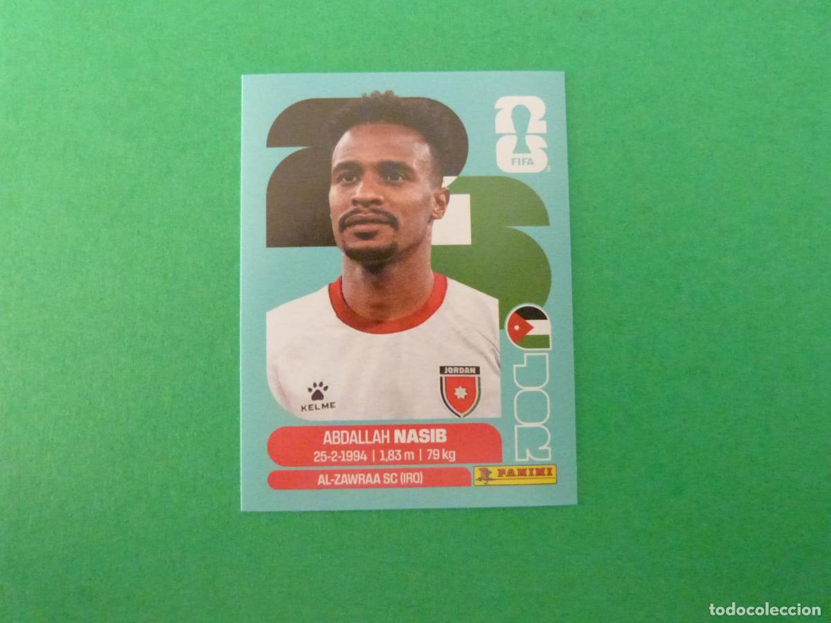 Cromos de f&uacute;tbol: CROMO FUTBOL NASIB JORDANIA SIN PEGAR N&ordm; 6 JOR 6 MUNDIAL 2026 PANINI