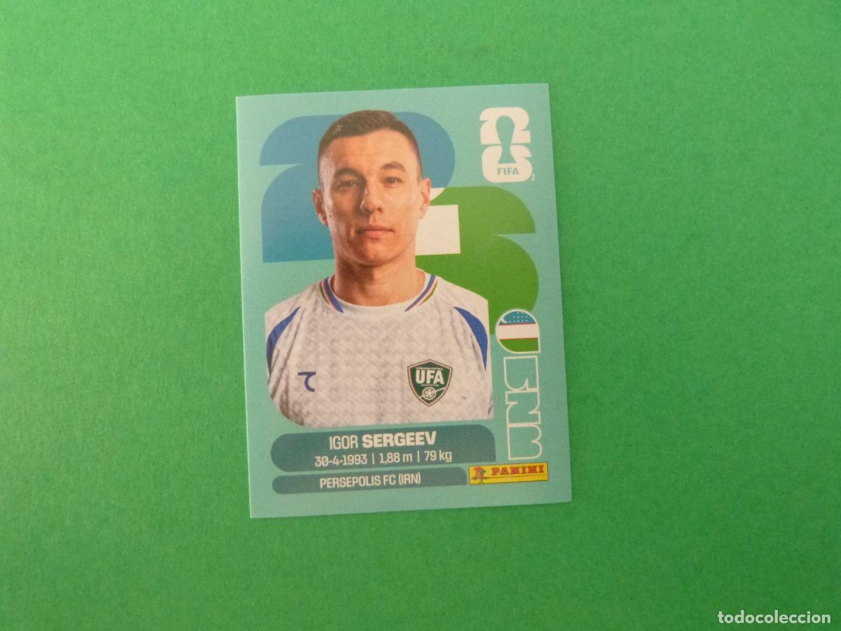 Cromos de f&uacute;tbol: CROMO FUTBOL SERGEEV UZBEKISTAN SIN PEGAR N&ordm; 19 UZB 19 MUNDIAL 2026 PANINI