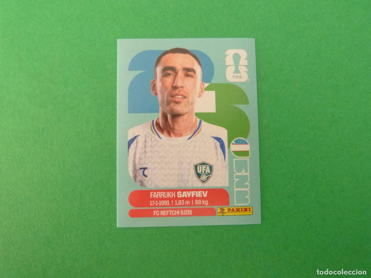 Cromos de f&uacute;tbol: CROMO FUTBOL SAYFIEV UZBEKISTAN SIN PEGAR N&ordm; 3 UZB 3 MUNDIAL 2026 PANINI