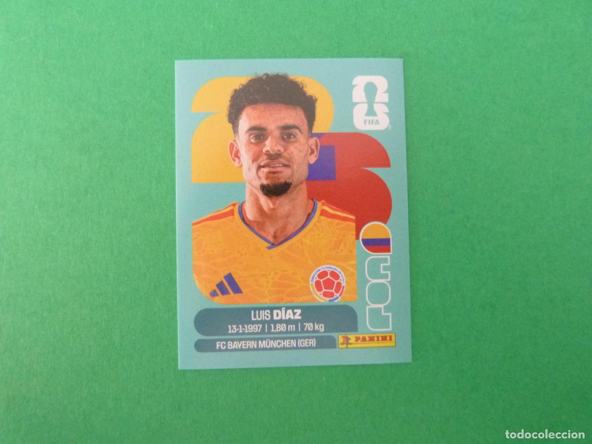 Cromos de f&uacute;tbol: CROMO FUTBOL DIAZ COLOMBIA SIN PEGAR N&ordm; 20 COL 20 MUNDIAL 2026 PANINI