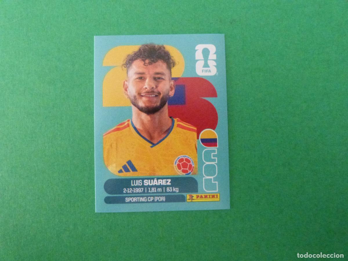 Cromos de f&uacute;tbol: CROMO FUTBOL SUAREZ COLOMBIA SIN PEGAR N&ordm; 19 COL 19 MUNDIAL 2026 PANINI