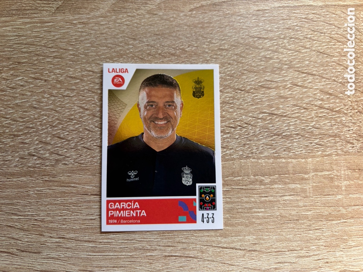 Cromos de f&uacute;tbol: 2 ENTRENADOR UD LAS PALMAS LALIGA EA SPORTS COLECCI&Oacute;N LIGA ESTE EDICIONES ESTE 2023 2024 23 24