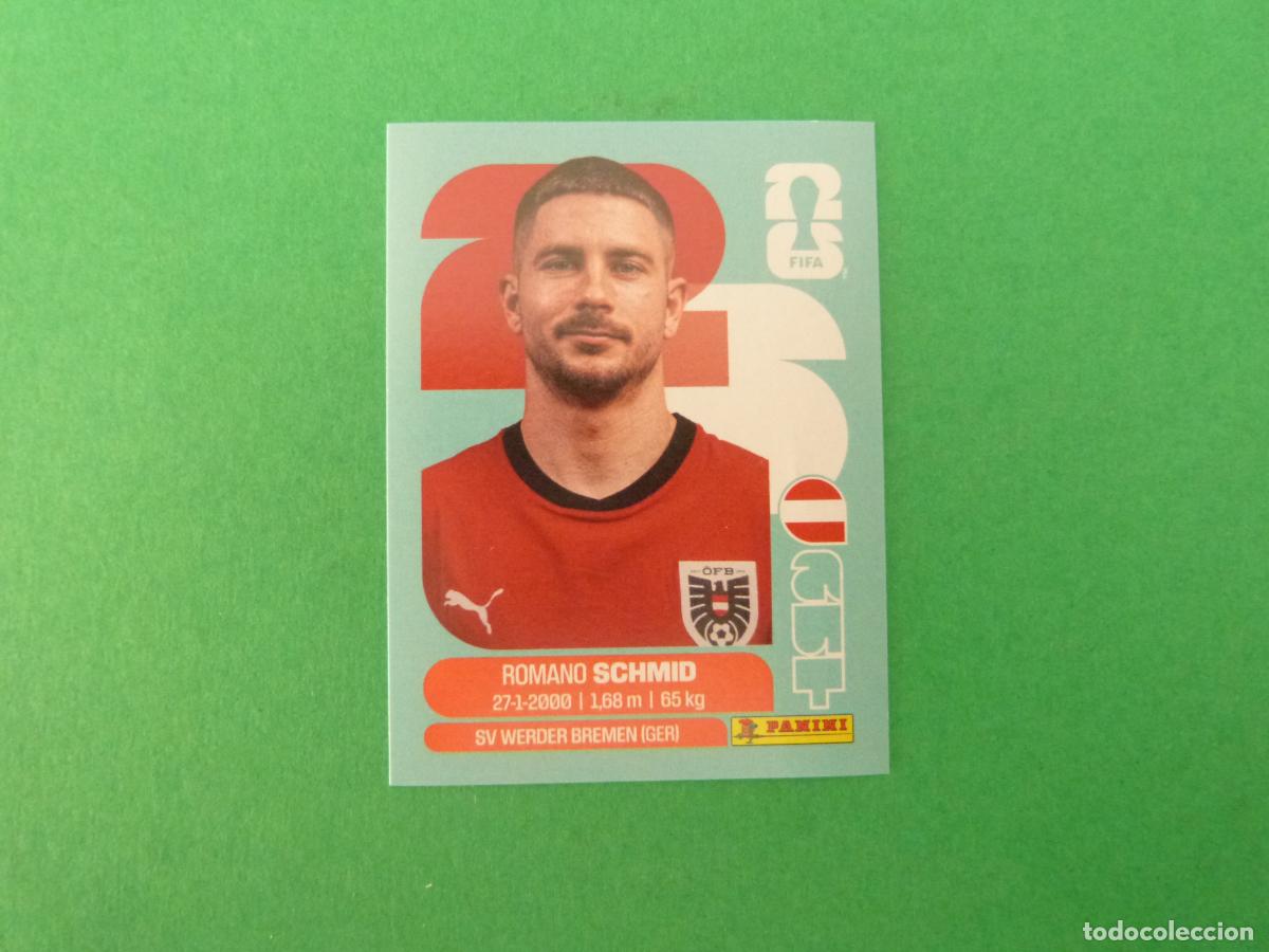 Cromos de f&uacute;tbol: CROMO FUTBOL SCHMID AUSTRIA SIN PEGAR N&ordm; 16 AUT 16 MUNDIAL 2026 PANINI