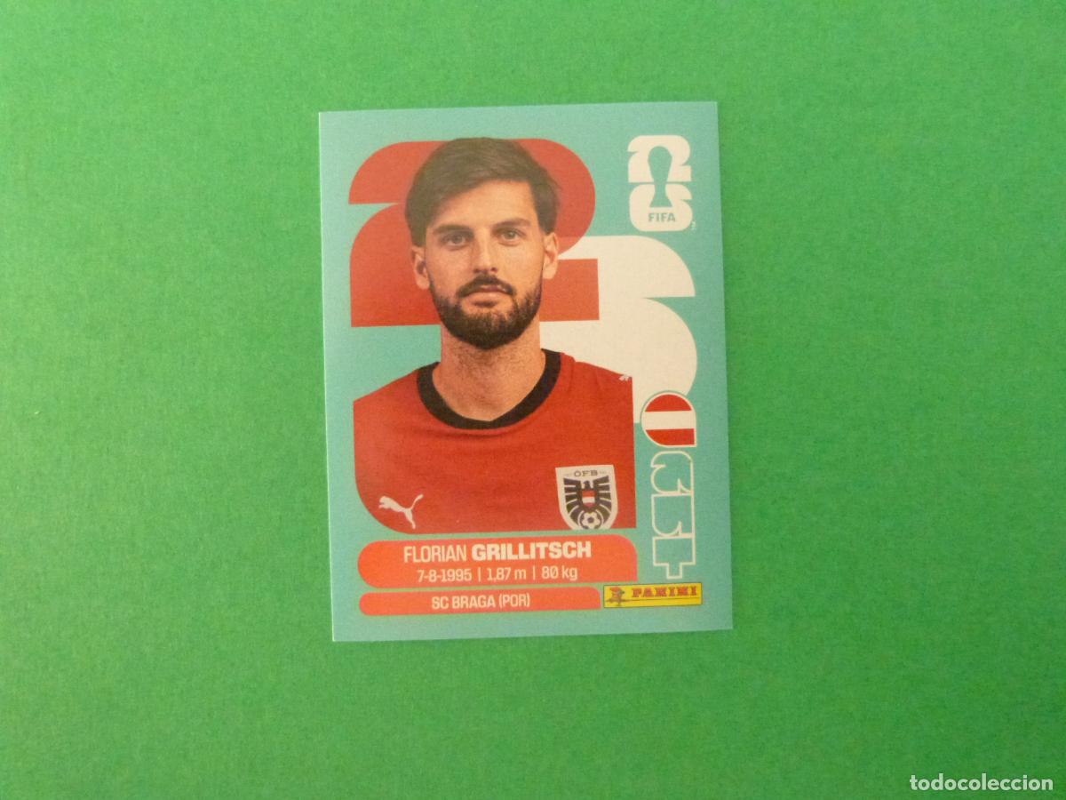 Cromos de f&uacute;tbol: CROMO FUTBOL GRILLITSCH AUSTRIA SIN PEGAR N&ordm; 14 AUT 14 MUNDIAL 2026 PANINI