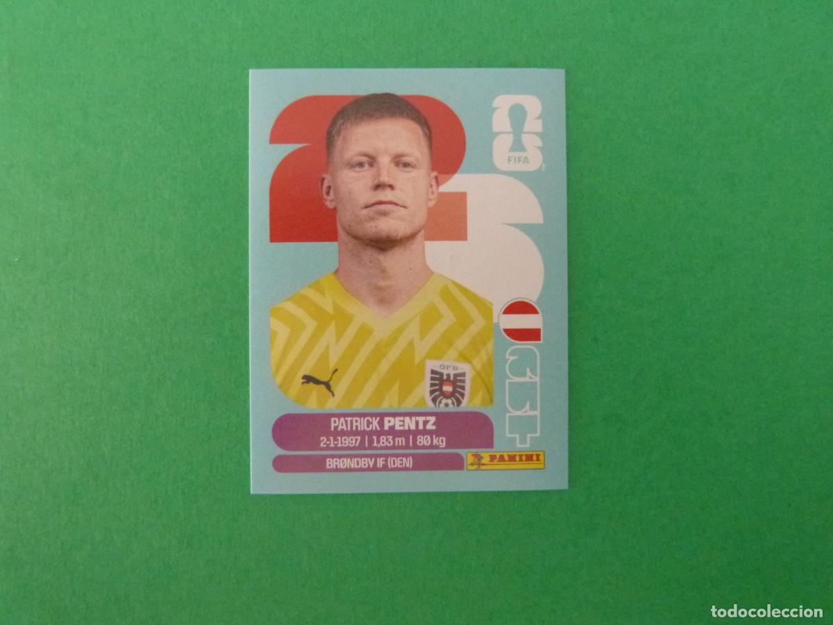 Cromos de f&uacute;tbol: CROMO FUTBOL PENTZ AUSTRIA SIN PEGAR N&ordm; 3 AUT 3 MUNDIAL 2026 PANINI