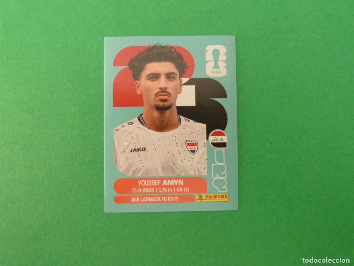 Cromos de f&uacute;tbol: CROMO FUTBOL AMYN IRAK SIN PEGAR N&ordm; 14 IRQ 14 MUNDIAL 2026 PANINI
