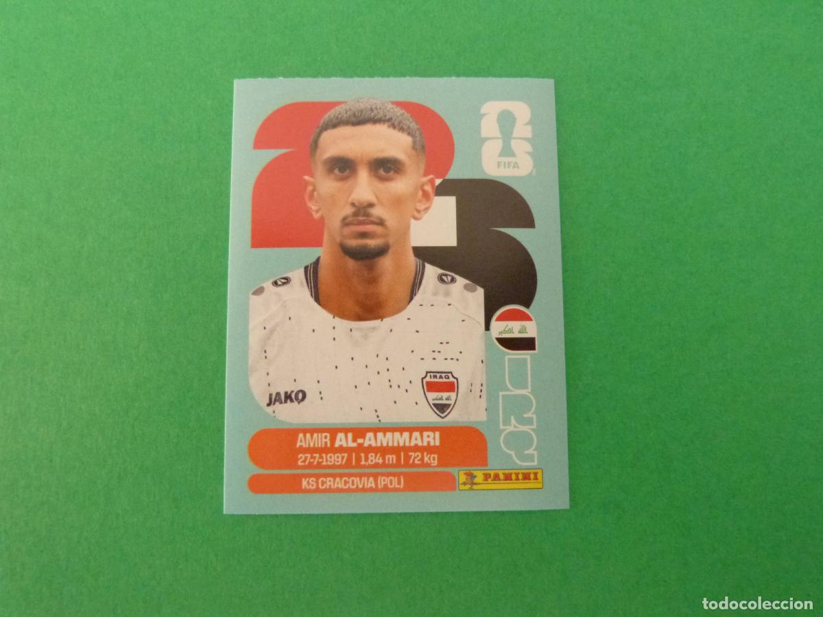 Cromos de f&uacute;tbol: CROMO FUTBOL AL-AMMARI IRAK SIN PEGAR N&ordm; 10 IRQ 10 MUNDIAL 2026 PANINI