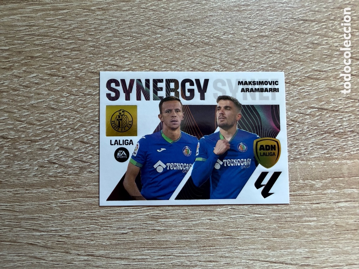 Cromos de f&uacute;tbol: 8 MAKSIMOVIC / ARAMBARRI SYNERGY GETAFE CF LALIGA ESTE EDICIONES ESTE 2023 2024 23 24 PANINI