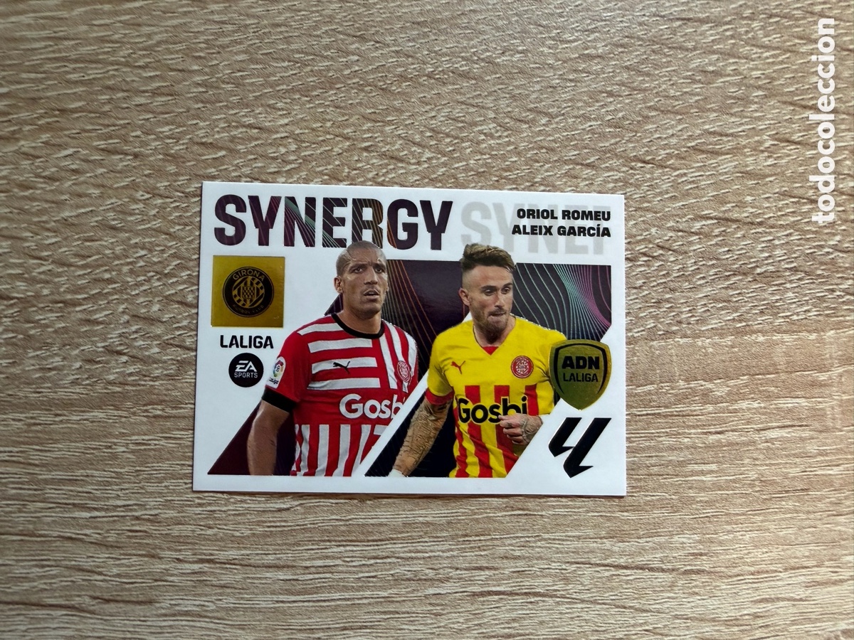 Cromos de f&uacute;tbol: 9 ORIOL ROMEU / ALEIX GARC&Iacute;A SYNERGY GIRONA FC LALIGA ESTE EDICIONES ESTE 2023 2024 23 24 PANINI