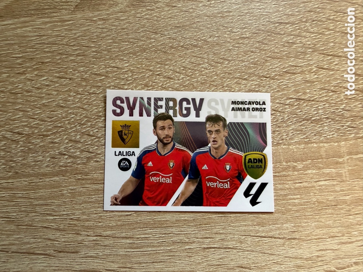 Cromos de f&uacute;tbol: 13 MONCAYOLA / AIMAR OROZ SYNERGY CA OSASUNA LALIGA ESTE EDICIONES ESTE 2023 2024 23 24 PANINI