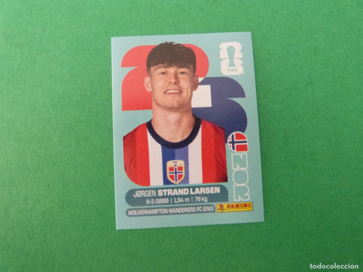 Cromos de f&uacute;tbol: CROMO FUTBOL STRAND LARSEN NORUEGA SIN PEGAR N&ordm; 18 NOR 18 MUNDIAL 2026 PANINI