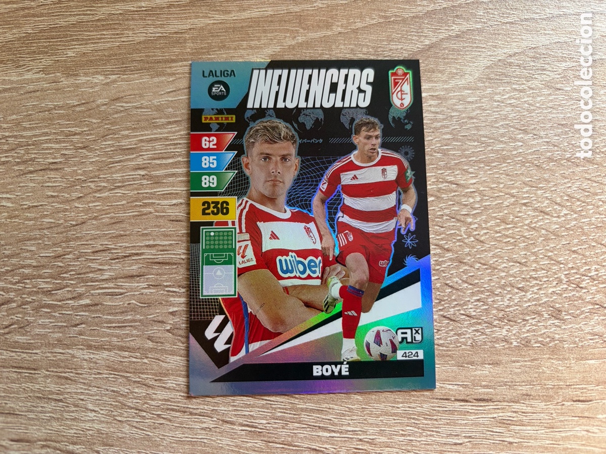 Cromos de f&uacute;tbol: 424 BOY&Eacute; INFLUENCERS GRANADA CF ADRENALYN XL LALIGA 2023 2024 23 24 PANINI