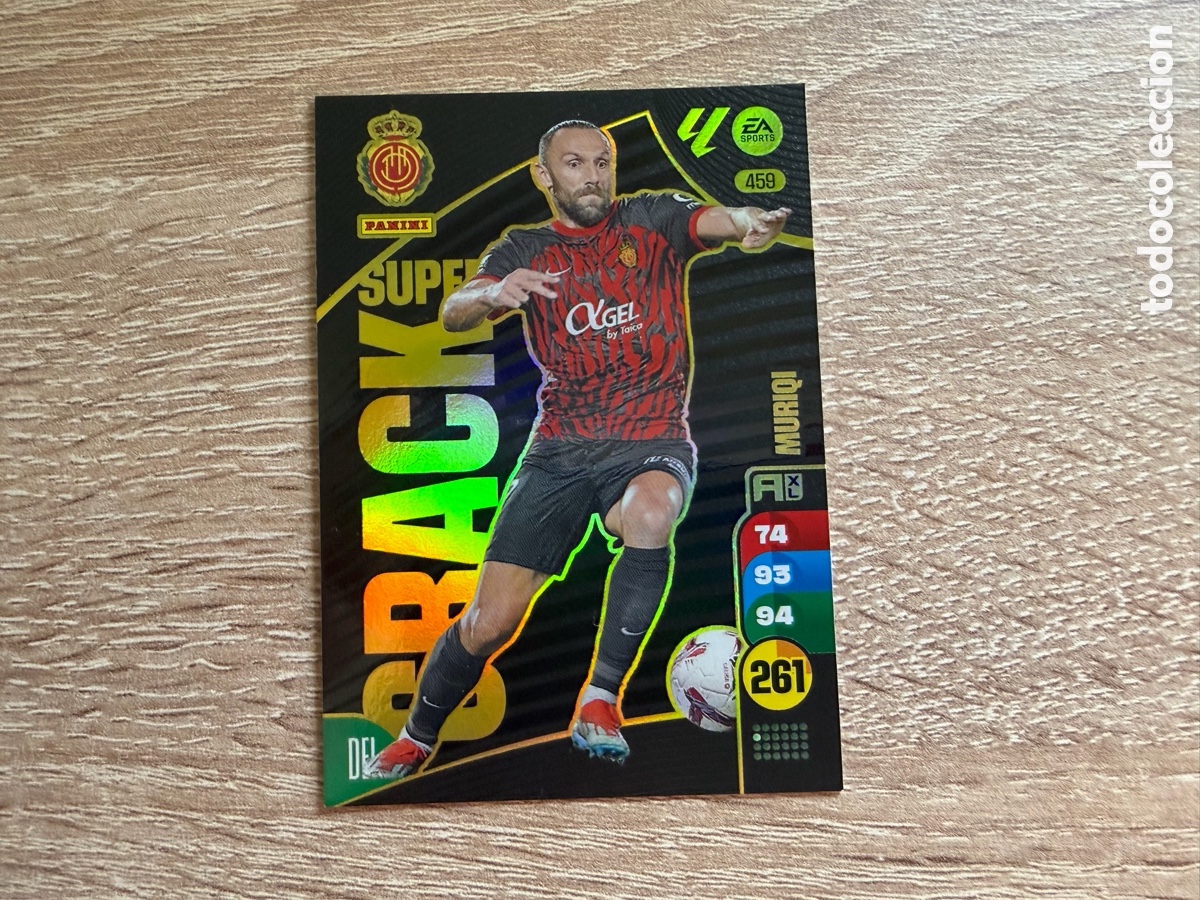 Cromos de f&uacute;tbol: 459 MURIQI SUPER CRACK RCD MALLORCA ADRENALYN XL LALIGA 2023 2024 23 24 PANINI