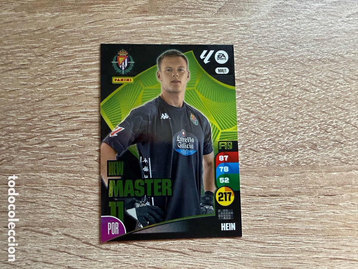 Cromos de f&uacute;tbol: NM/1 HEIN NEW MASTER REAL VALLADOLID ADRENALYN XL LALIGA 2024 2025 24 25 PANINI