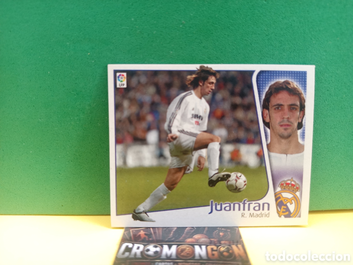 Cromos de f&uacute;tbol: ❇️ CROMO ⚽ JUANFRAN MADRID LIGA 2004 2005 04 05 ED. ESTE PANINI SIN PEGAR (ESCRITO DETR&Aacute;S)❇️
