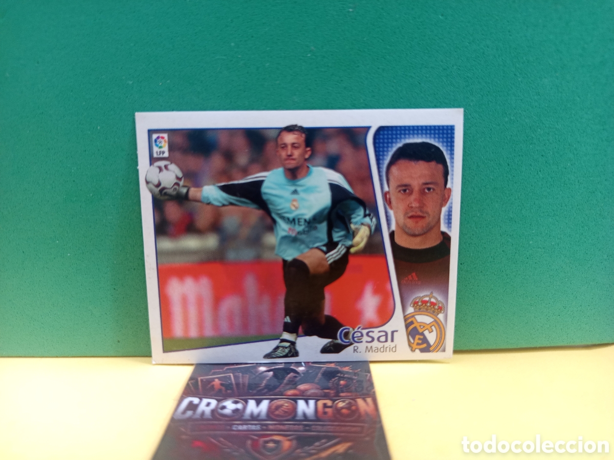 Cartes &agrave; collectionner de Football: ❇️ CROMO ⚽ C&Eacute;SAR MADRID LIGA 2004 2005 04 05 ED. ESTE PANINI SIN PEGAR (ESCRITO DETR&Aacute;S)❇️