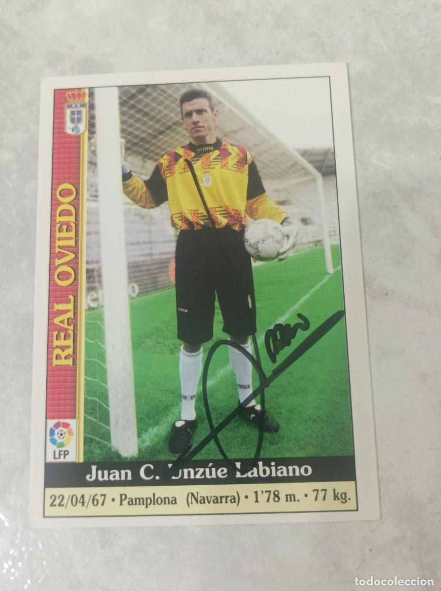 Fu&szlig;ball-Sticker: Cromo futbol firmado Unzue