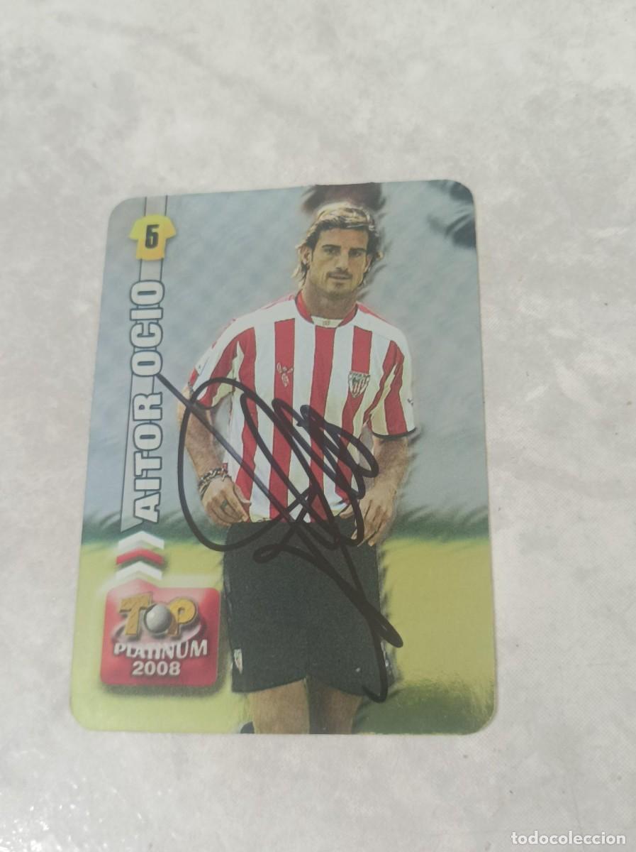 Fu&szlig;ball-Sticker: Cromo de futbol firmado Aitor Ocio