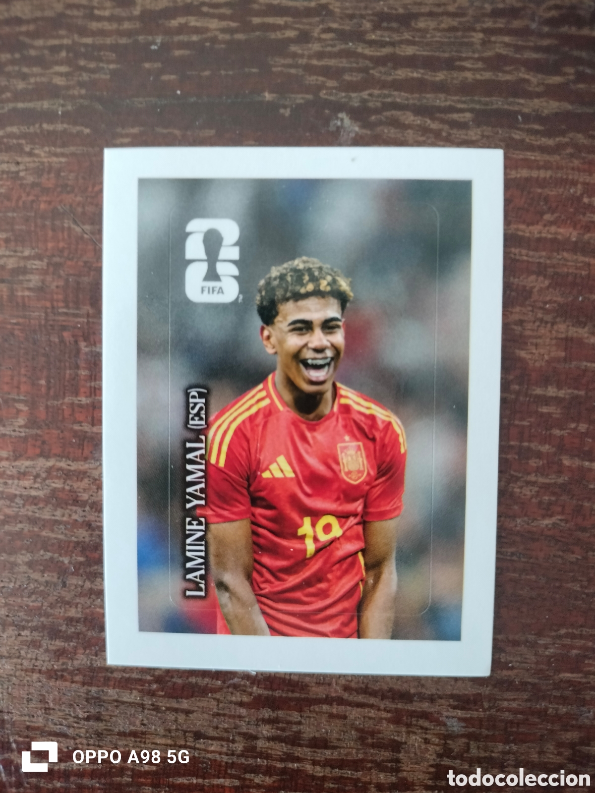 Cromos de f&uacute;tbol: Cromo CC1 Cocacola Coca Cola Lamine Yamal Espa&ntilde;a Panini Mundial 2026