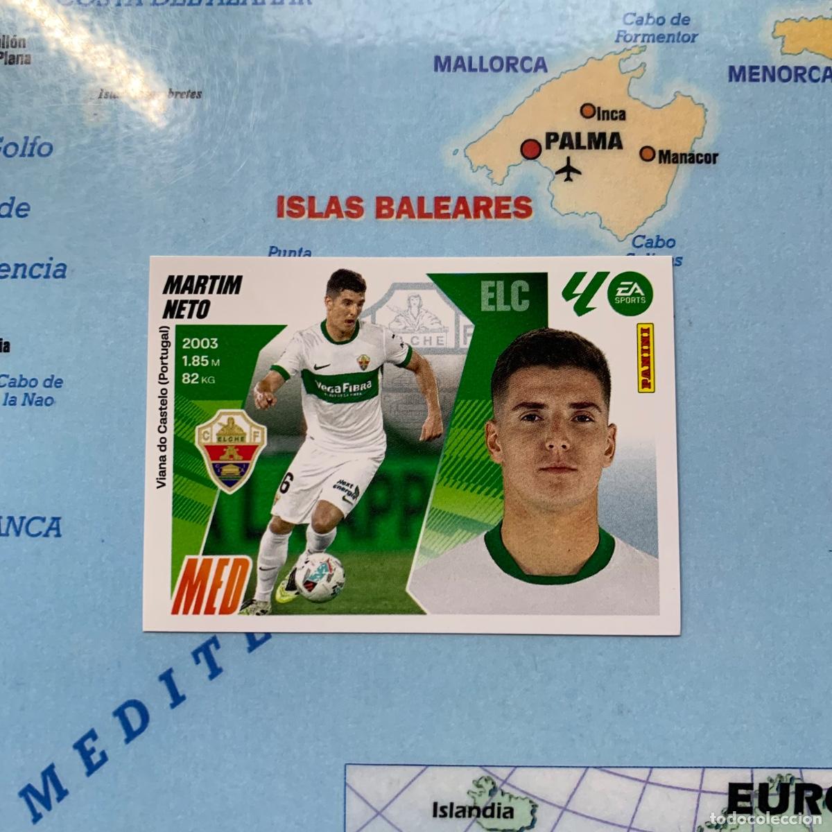 Cromos de f&uacute;tbol: Martim Neto n&uacute;mero 13 del Elche cromo liga este 25-26 2025-2026