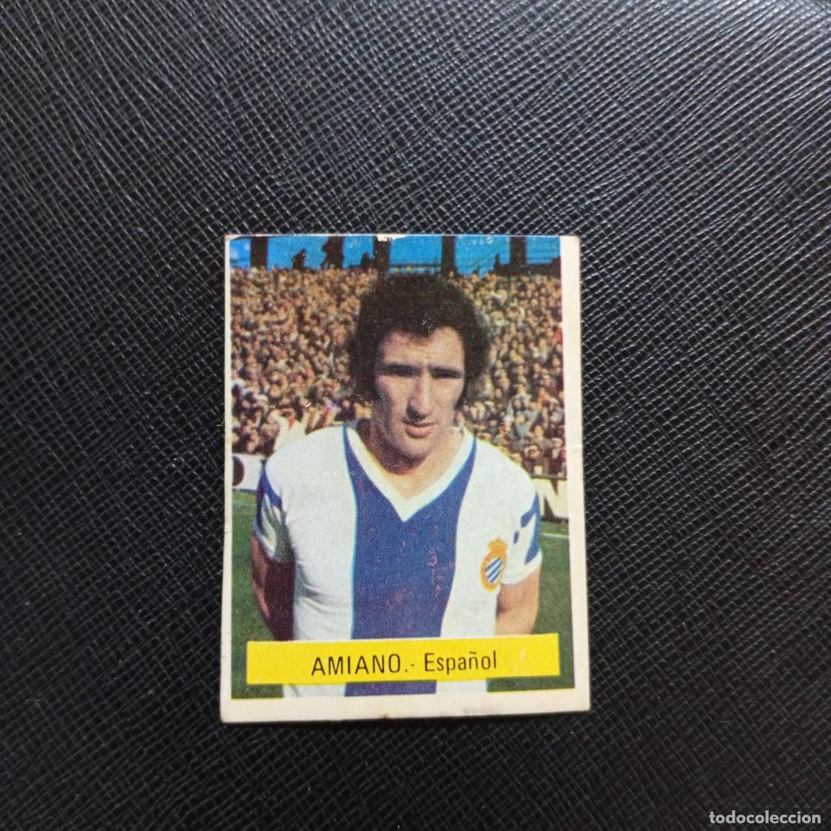 Cromos de f&uacute;tbol: AMIANO ESPA&Ntilde;OL FINI 1975 1976 CROMO FUTBOL LIGA 75 76 - SIN PEGAR - A70 PG46