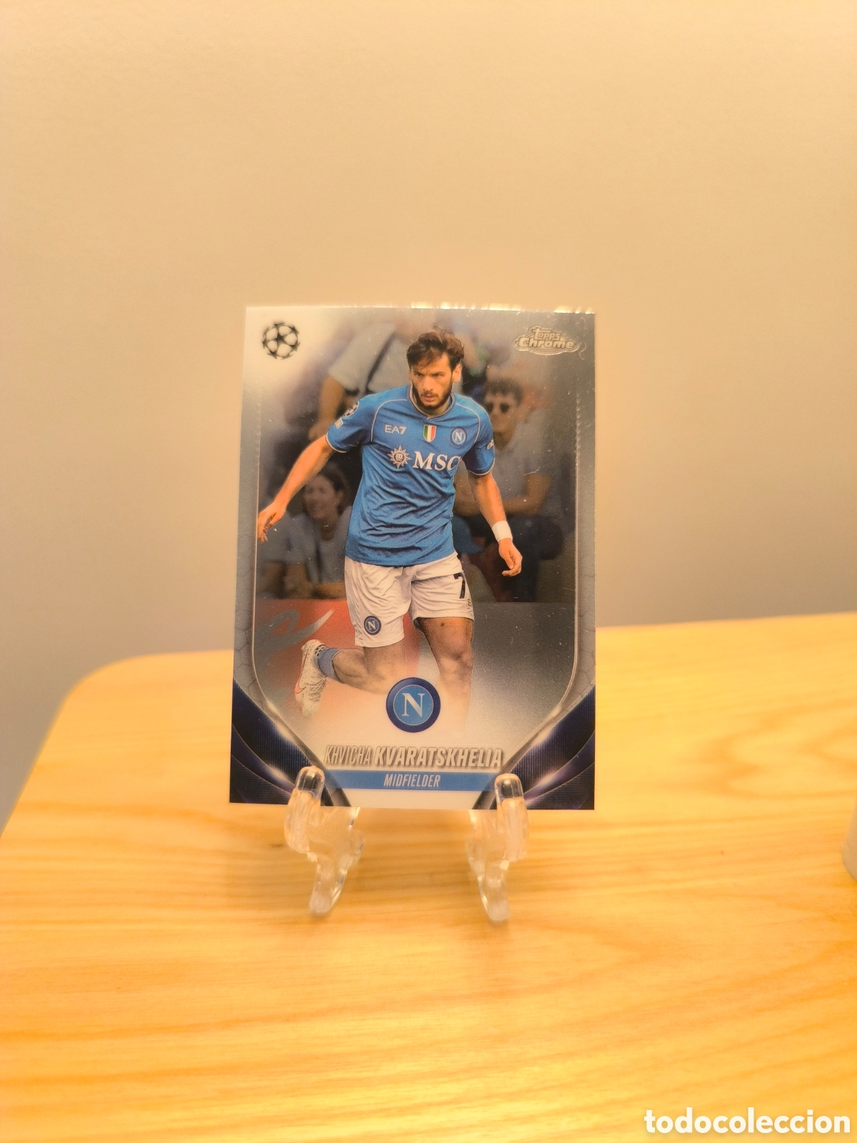 Cartes &agrave; collectionner de Football: Kvaratskhelia Topps Chrome SSC Napoli