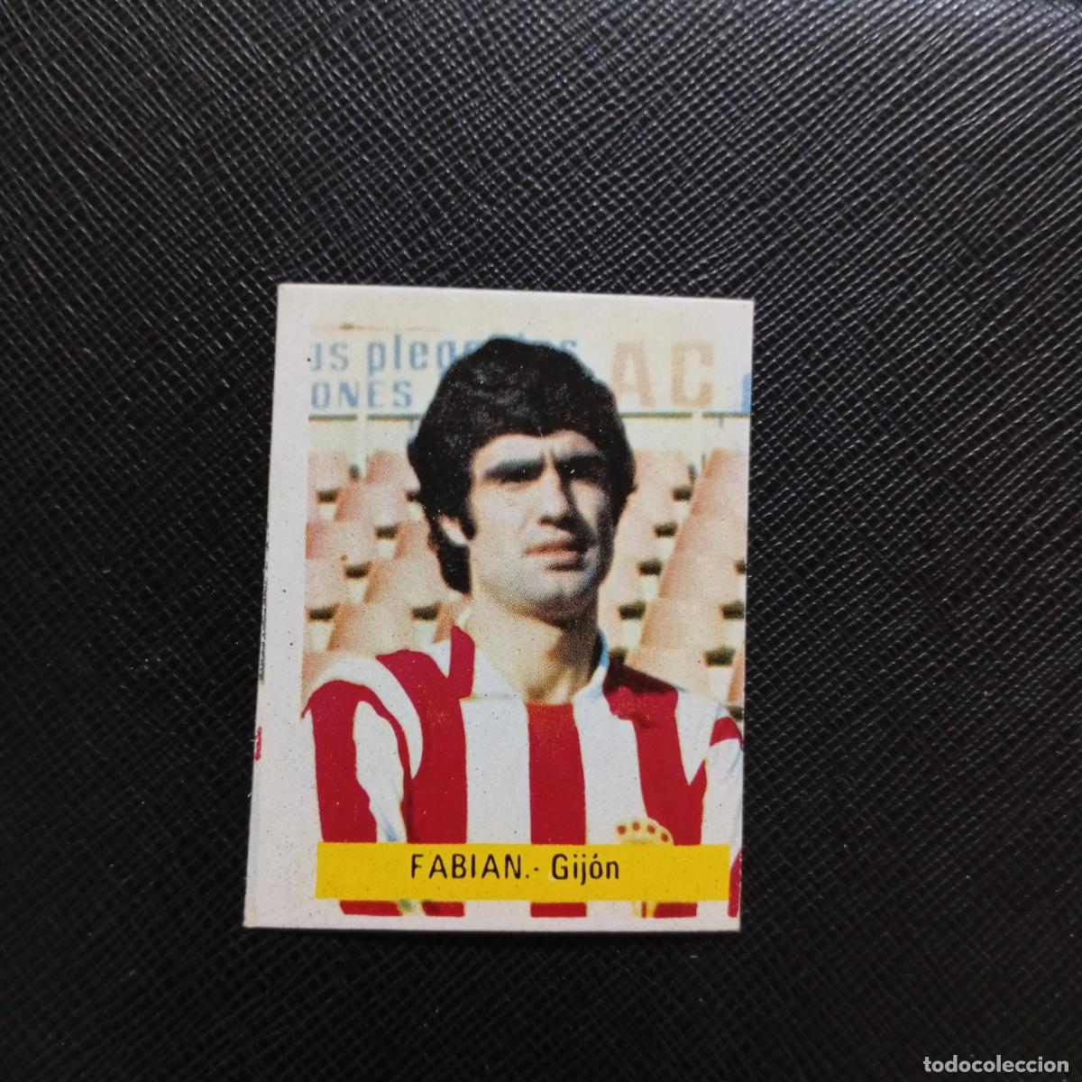 Cromos de f&uacute;tbol: FABIAN SPORTING GIJON FINI 1975 1976 CROMO FUTBOL LIGA 75 76 - SIN PEGAR - A70 PG46