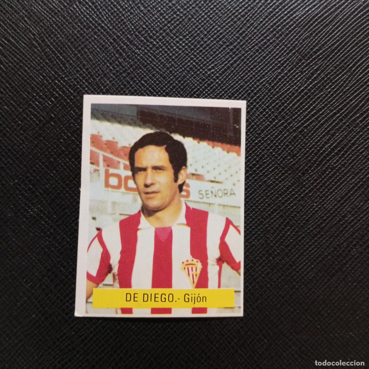 Cromos de f&uacute;tbol: DE DIEGO SPORTING GIJON FINI 1975 1976 CROMO FUTBOL LIGA 75 76 - SIN PEGAR - A70 PG55
