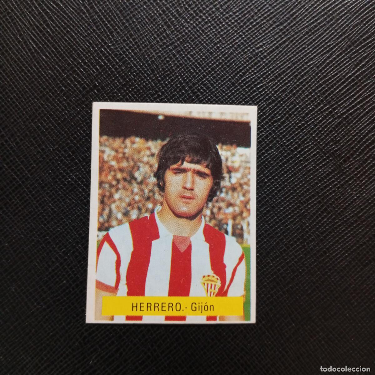 Cromos de f&uacute;tbol: HERRERO SPORTING GIJON FINI 1975 1976 CROMO FUTBOL LIGA 75 76 - SIN PEGAR - A70 PG55