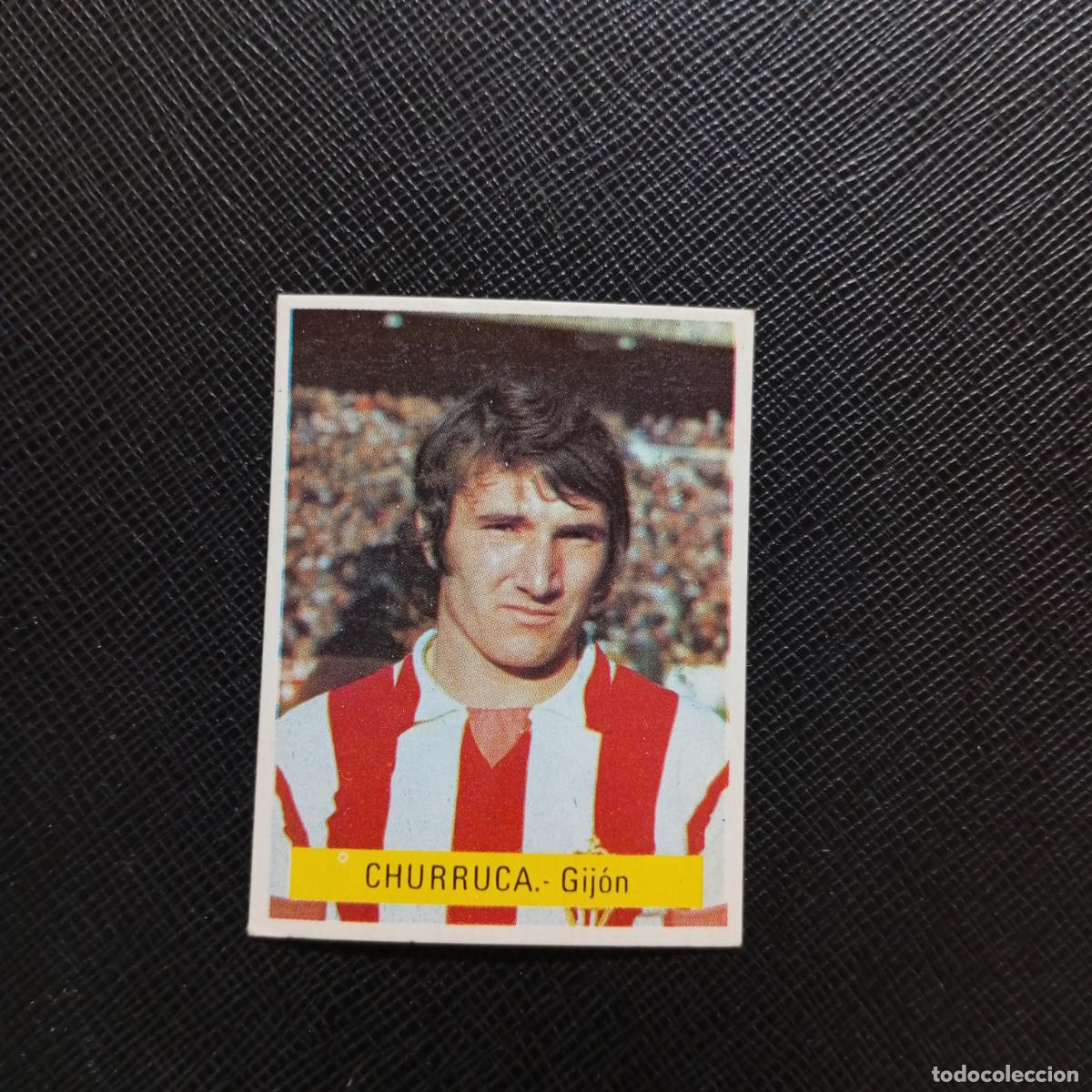Cromos de f&uacute;tbol: CHURRUCA SPORTING GIJON FINI 1975 1976 CROMO FUTBOL LIGA 75 76 - SIN PEGAR - A70 PG55