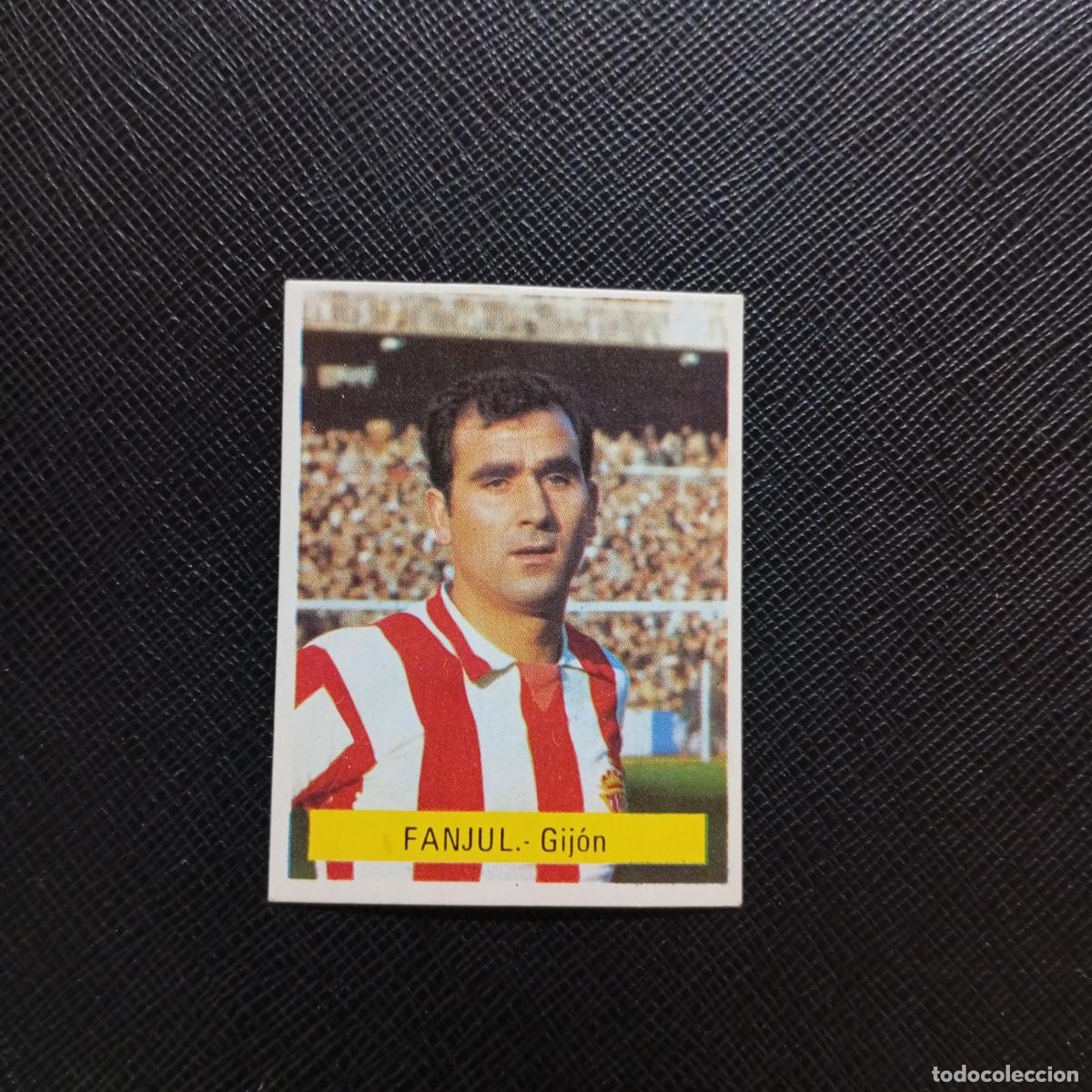 Cromos de f&uacute;tbol: FANJUL SPORTING GIJON FINI 1975 1976 CROMO FUTBOL LIGA 75 76 - SIN PEGAR - A70 PG55