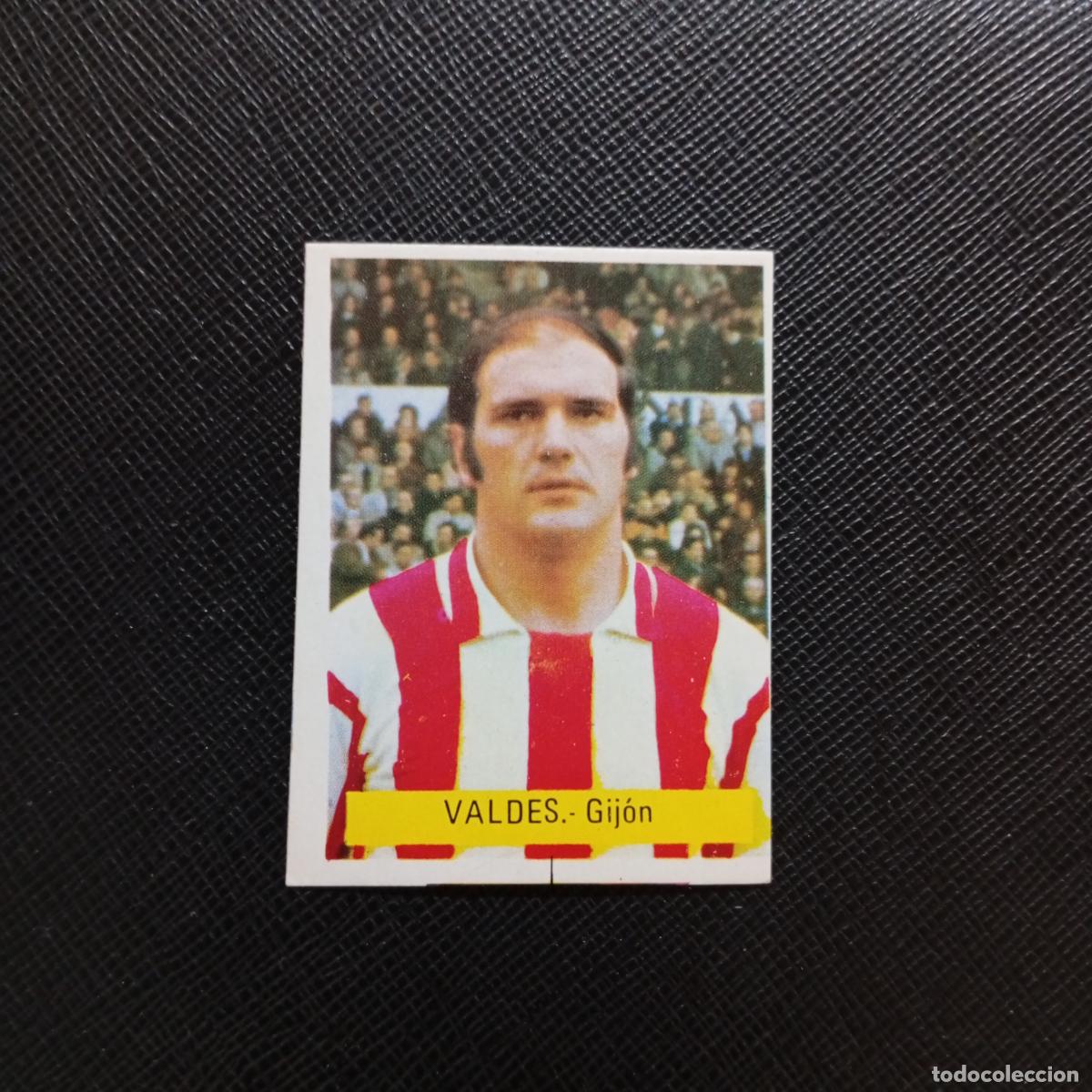 Cromos de f&uacute;tbol: VALDES SPORTING GIJON FINI 1975 1976 CROMO FUTBOL LIGA 75 76 - SIN PEGAR - A70 PG55