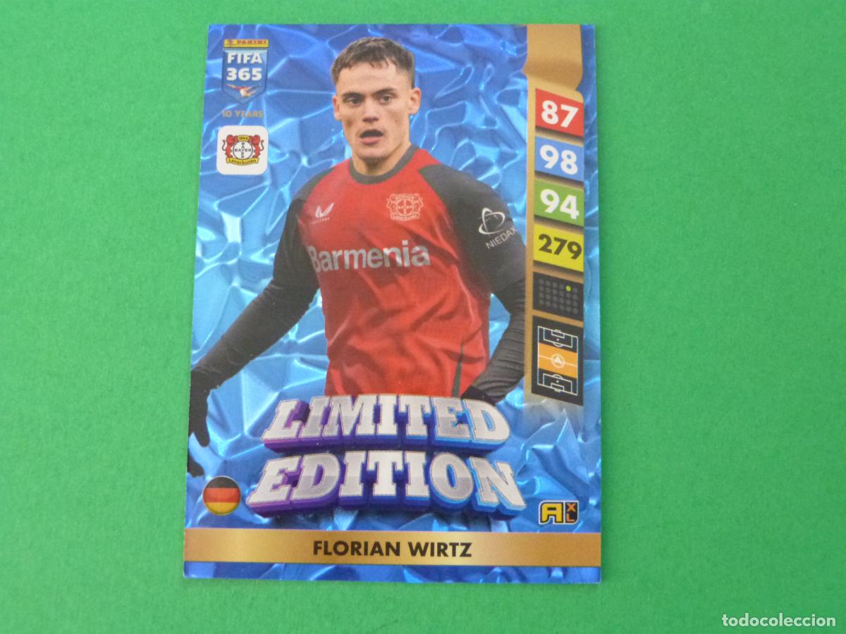 Cromos de f&uacute;tbol: TRADING CARD FUTBOL WIRTZ BAYERN LEVERKUSEN E. LIMITADA FIFA 365 ADRENALYN XL 2024-2025/24-25