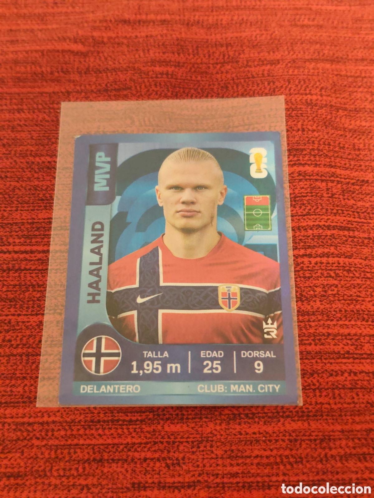 Cromos de f&uacute;tbol: 413 HAALAND NORUEGA MVP PARALELA MUNDIAL 2026 EDITORIAL TRES REYES