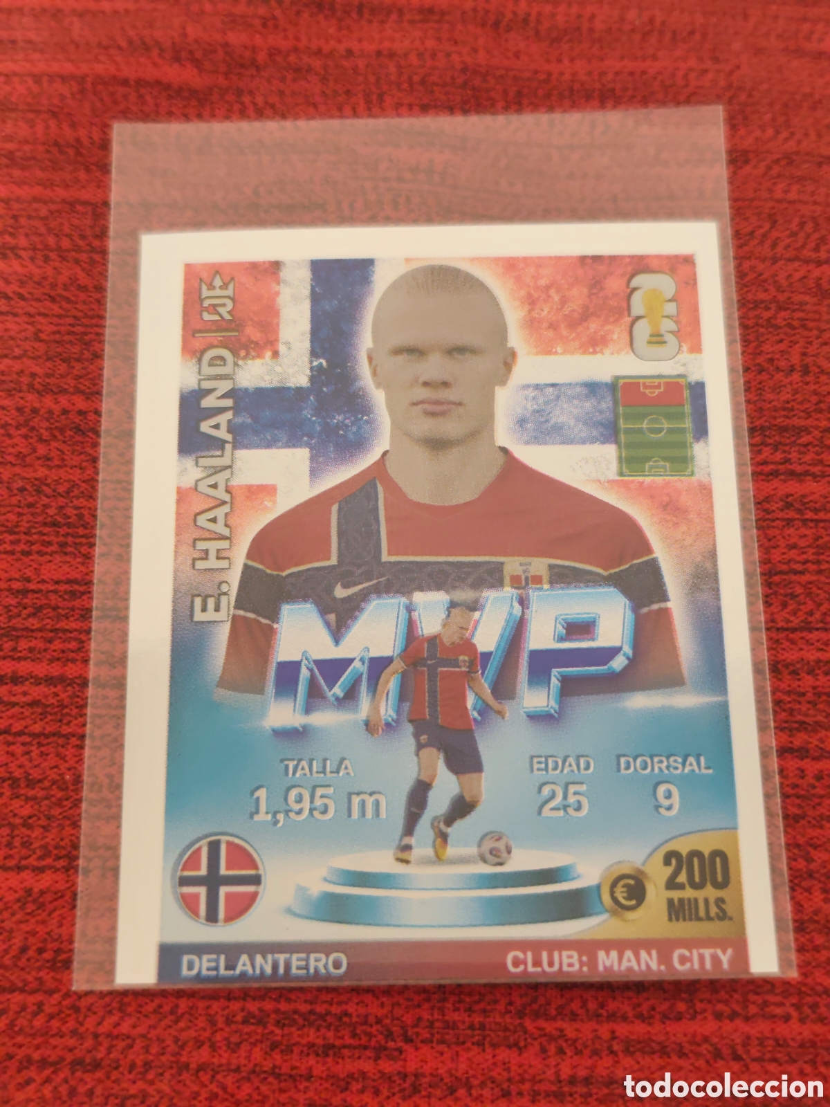 Figurine di Calcio: 413 HAALAND NORUEGA MVP PLATEADO MUNDIAL 2026 EDITORIAL TRES REYES