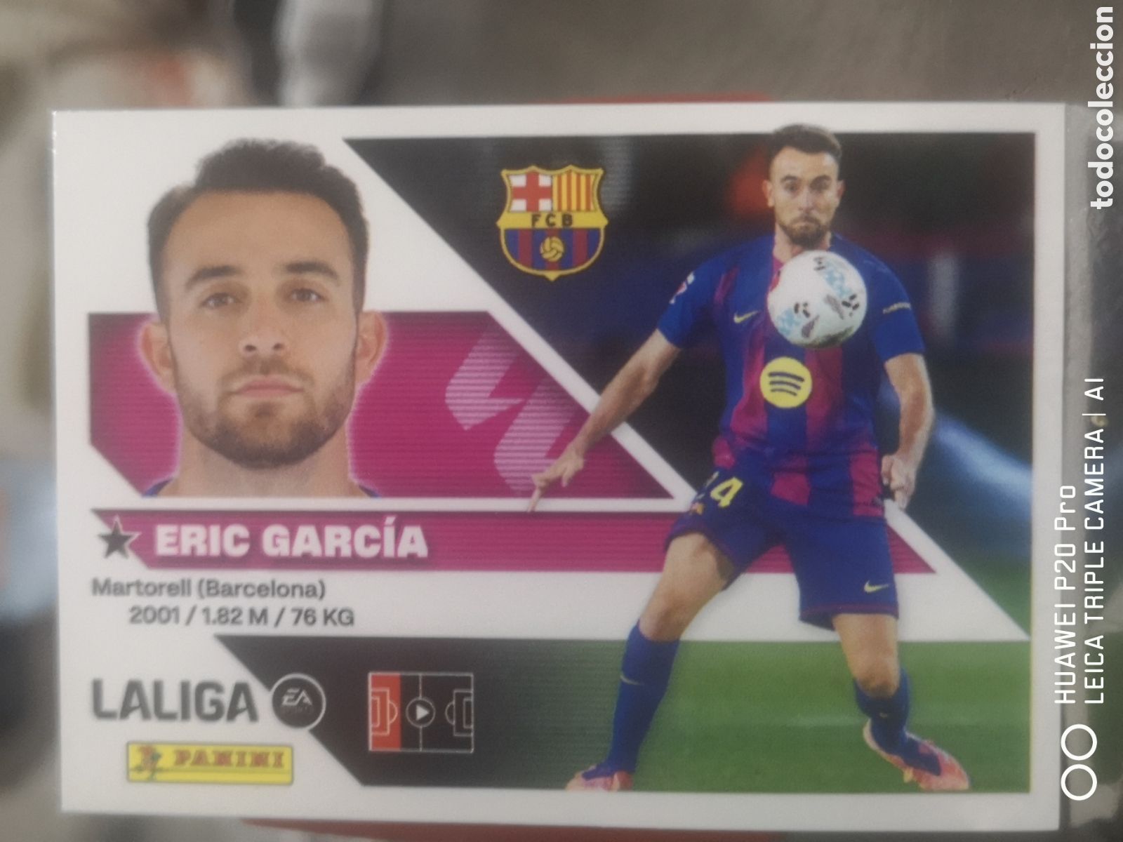 Cromos de f&uacute;tbol: LIGA ESTE 2026 2027 26 27 ERIC GARCIA 11 BARCELONA