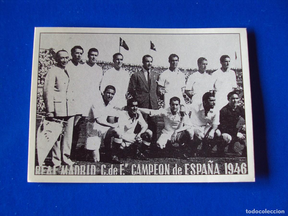 Figurine di Calcio: CROMO N&ordm; 76 CAMPE&Oacute;N DE COPA 1946 &Aacute;LBUM COLECCI&Oacute;N REAL MADRID 95 96 1995 1996 PANINI NUNCA PEGADO
